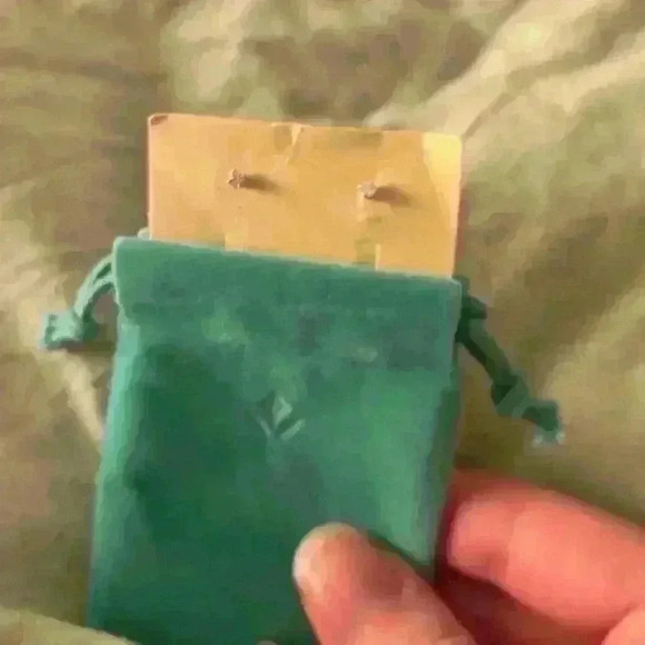 Quiet Luxury Dainty and Delicate Diamond Earrings Set in Sterling Silver! - Picture 5 of 7